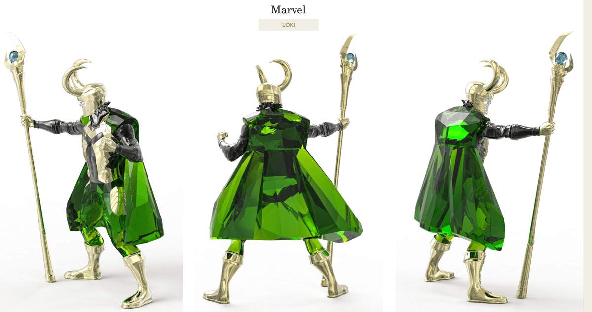 MARVEL x Swarovski Collection | Loki