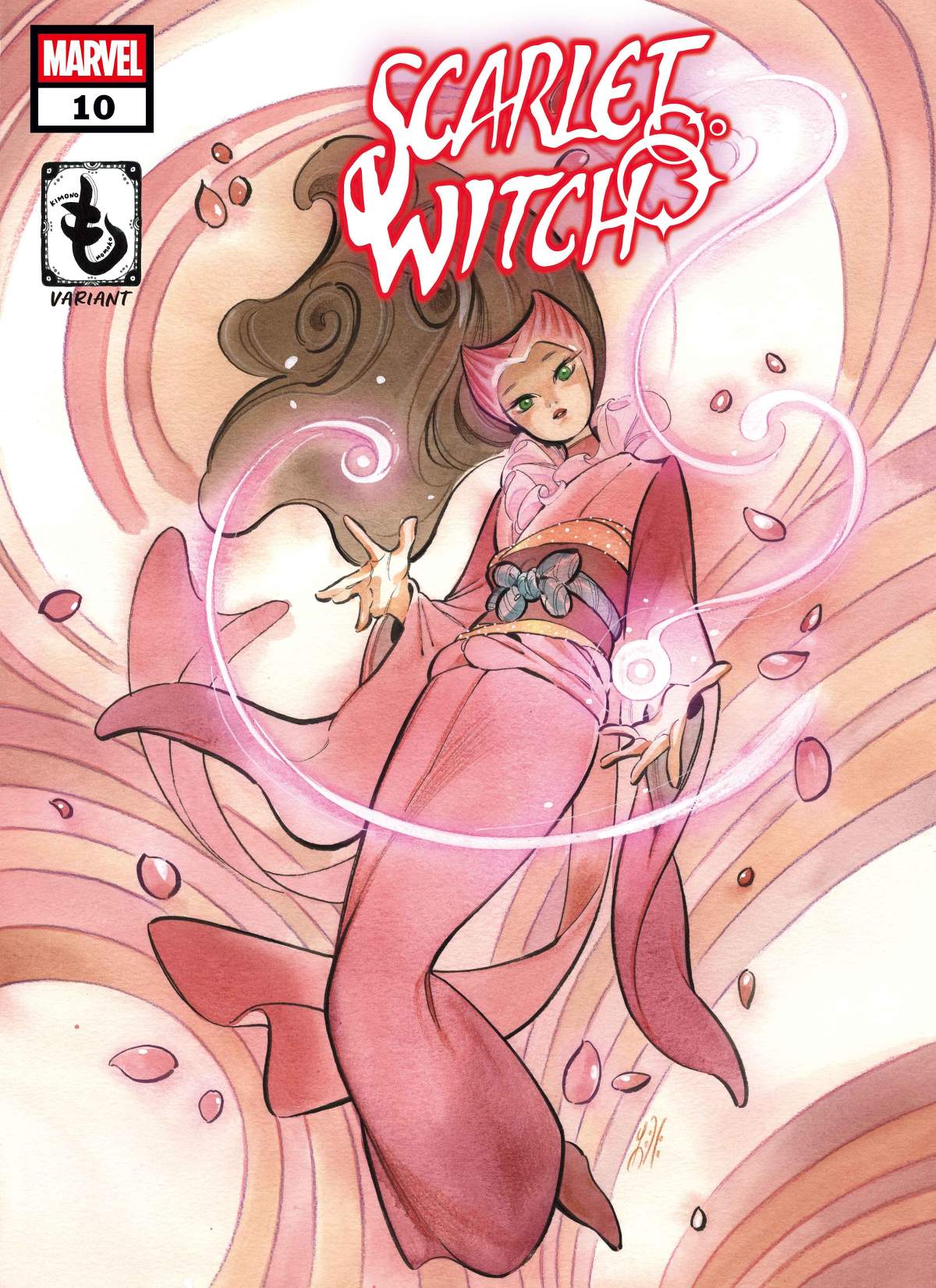 SCARLET WITCH #10 Kimono Variant Cover by Peach Momoko