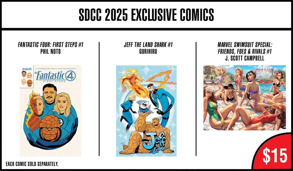 San Diego Comic-Con 2025 SDCC 2025 Exclusive Comics