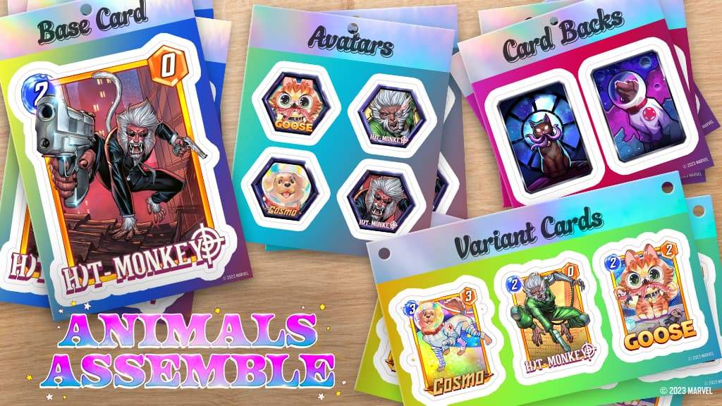 MARVEL SNAP Animals Assemble Season Rewards