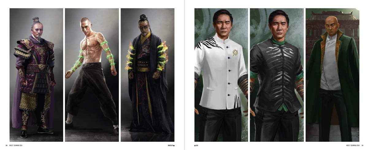 Character designs from Marvel Studios' Shang-Chi and The Legend of The Ten Rings: The Art of the Movie.