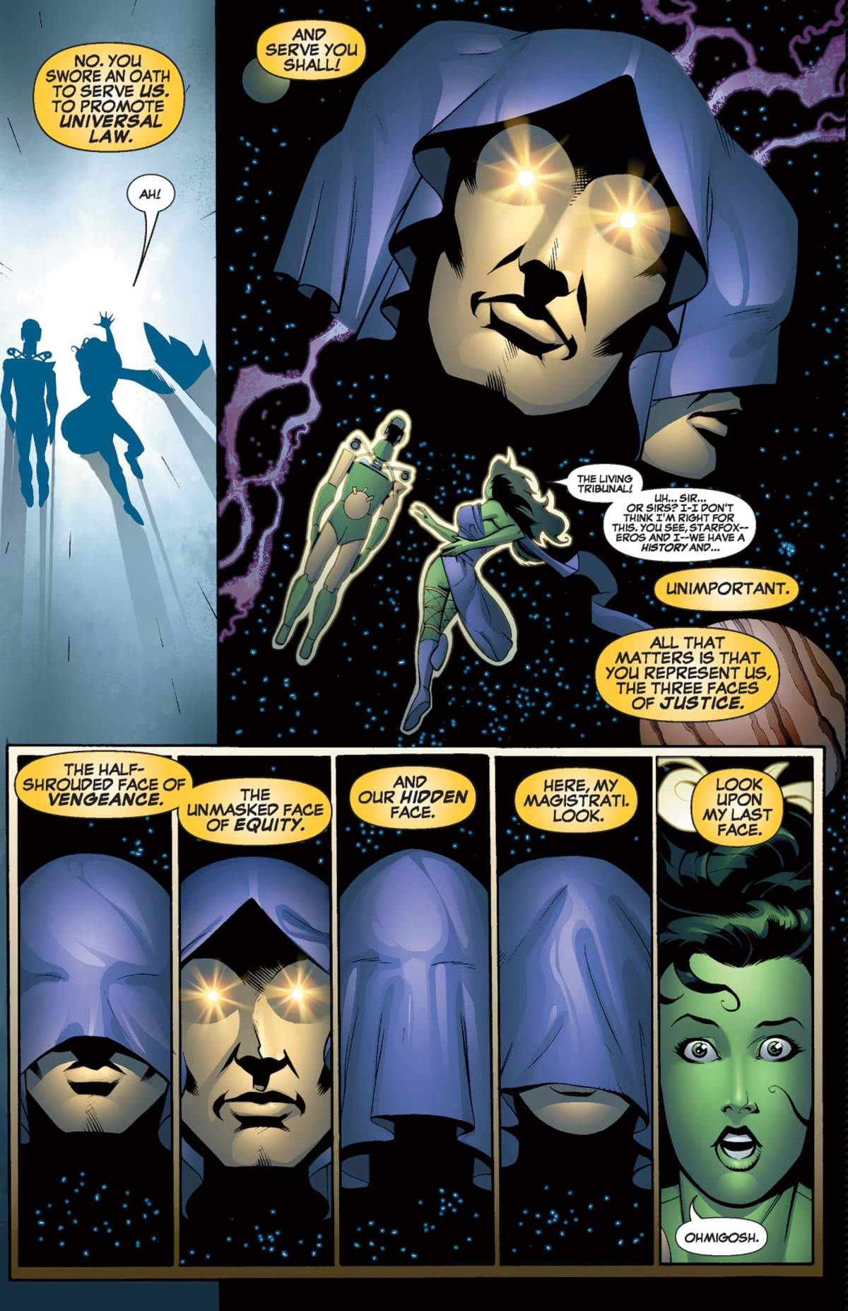 SHE-HULK (2005) #12 page by Dan Slott, Rick Burchett, and Cliff Rathburn