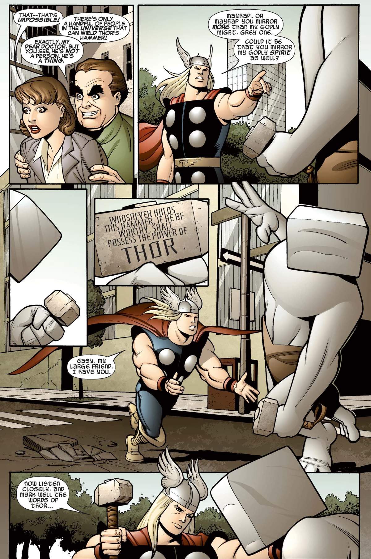 Awesome Andy fights Thor!