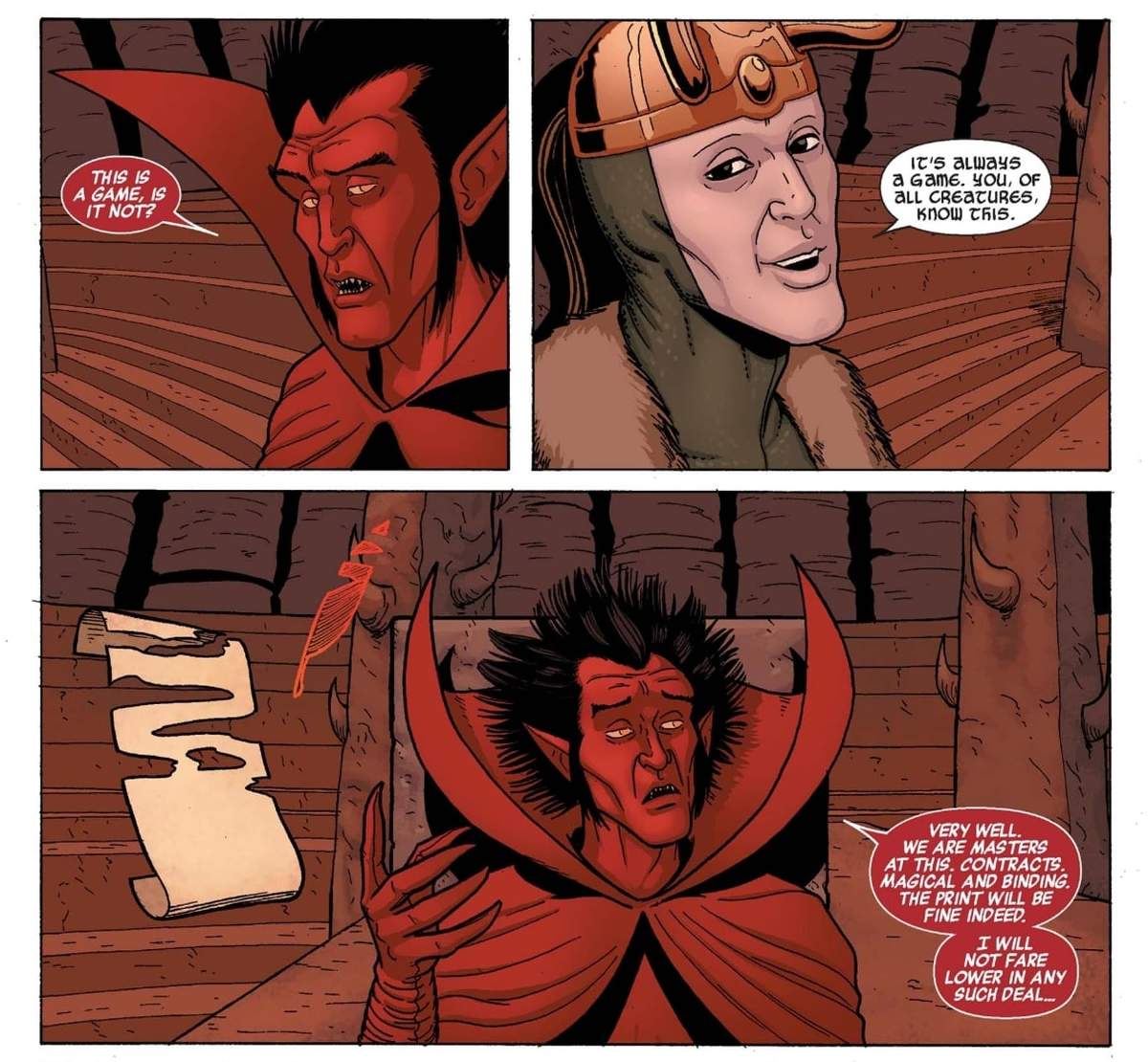 SIEGE: LOKI (2010) #1 panel by Kieron Gillen and Jamie McKelvie