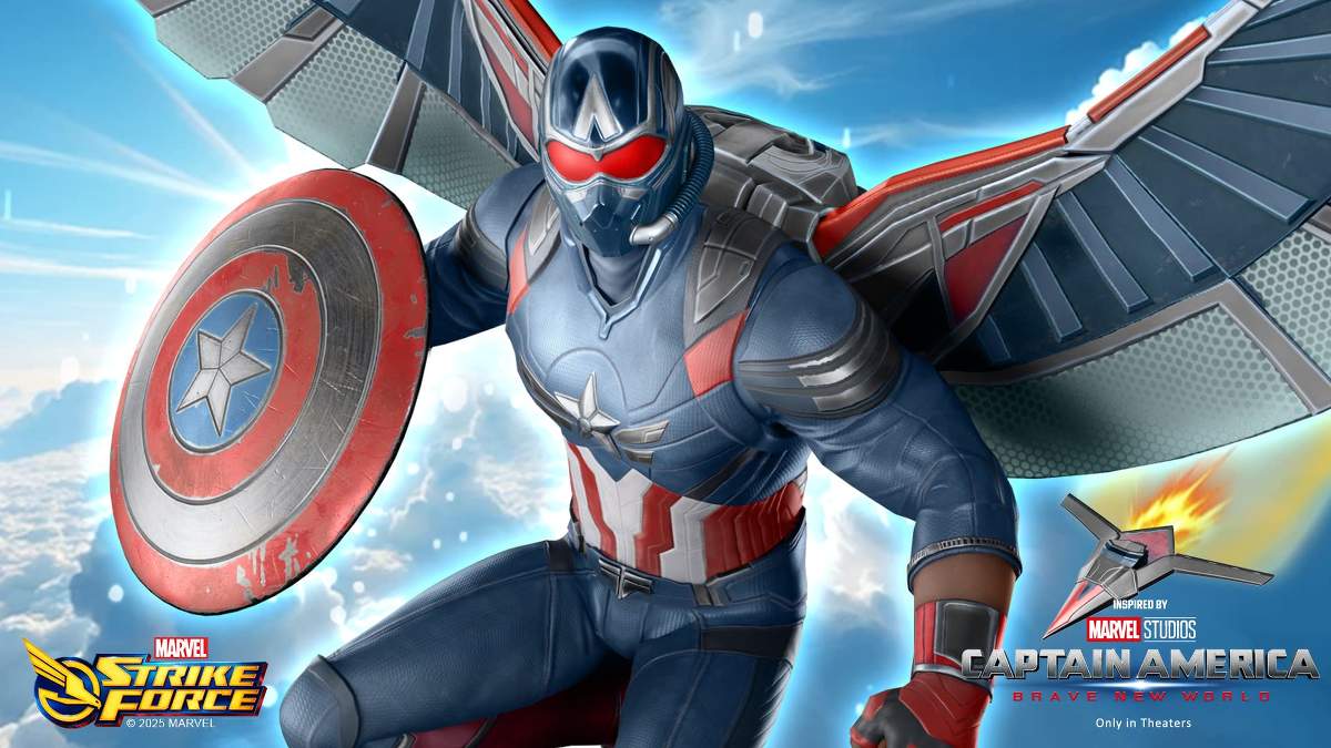 MARVEL Strike Force Sam Wilson Captain America: Brave New World Skin Costume