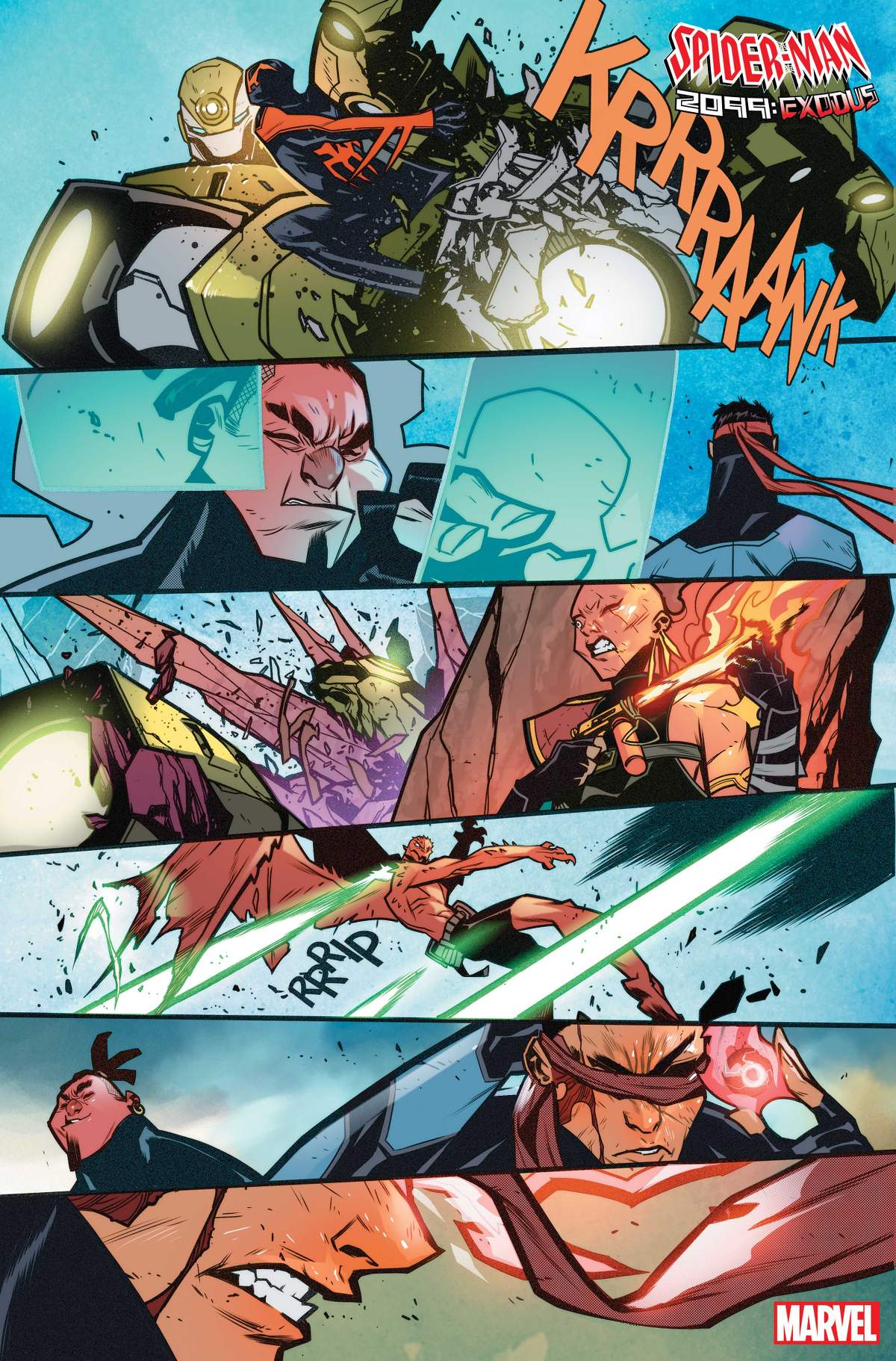 SPIDER-MAN 2099: EXODUS #5 Art by KIM JACINTO