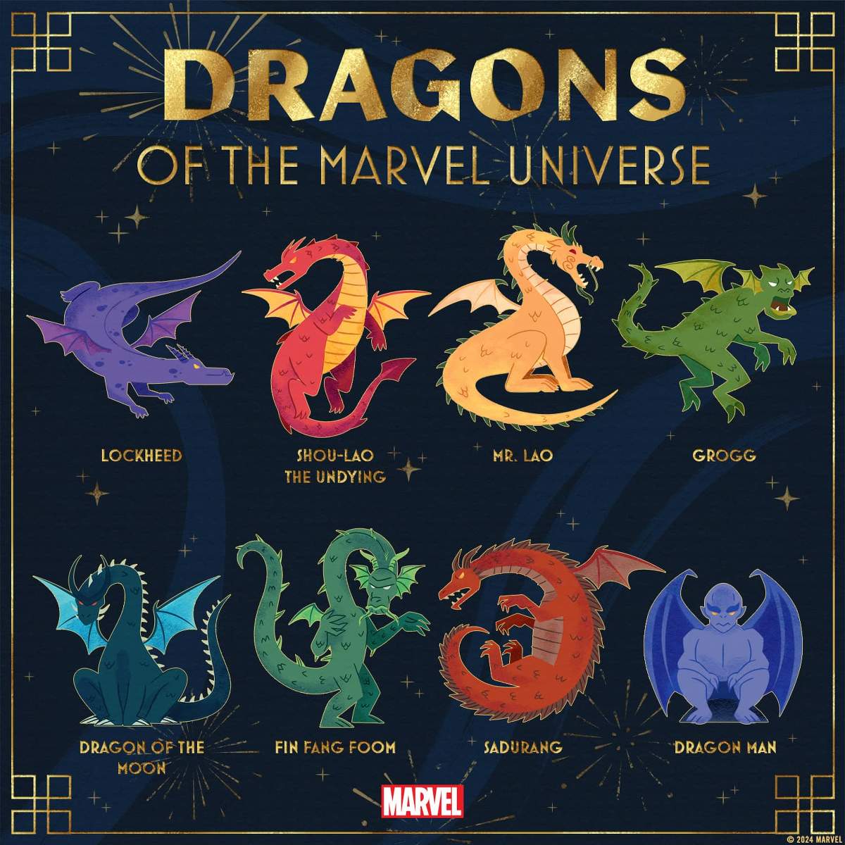 Meet the Dragons of the Marvel Universe
