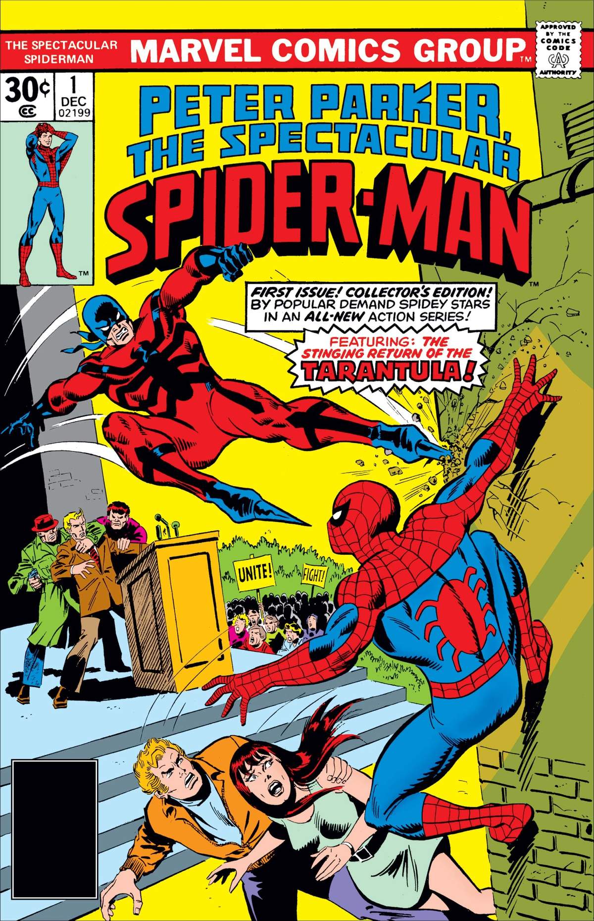 PETER PARKER, THE SPECTACULAR SPIDER-MAN (1976) #1 by Gerry Conway and Sal Buscema