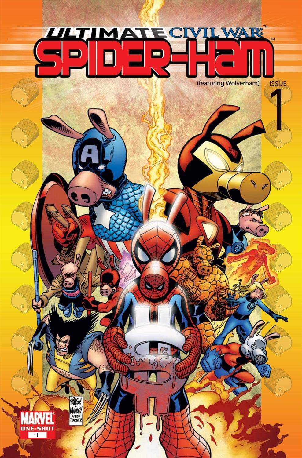 ULTIMATE CIVIL WAR: SPIDER-HAM (2007) #1 Spider-Ham