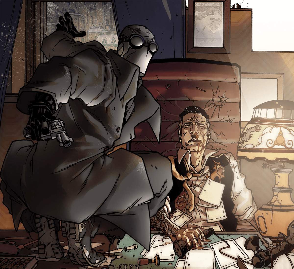 SPIDER-MAN NOIR (2008) #1 by David Hine, Fabrice Sapolsky, and Carmine Di Giandomenico