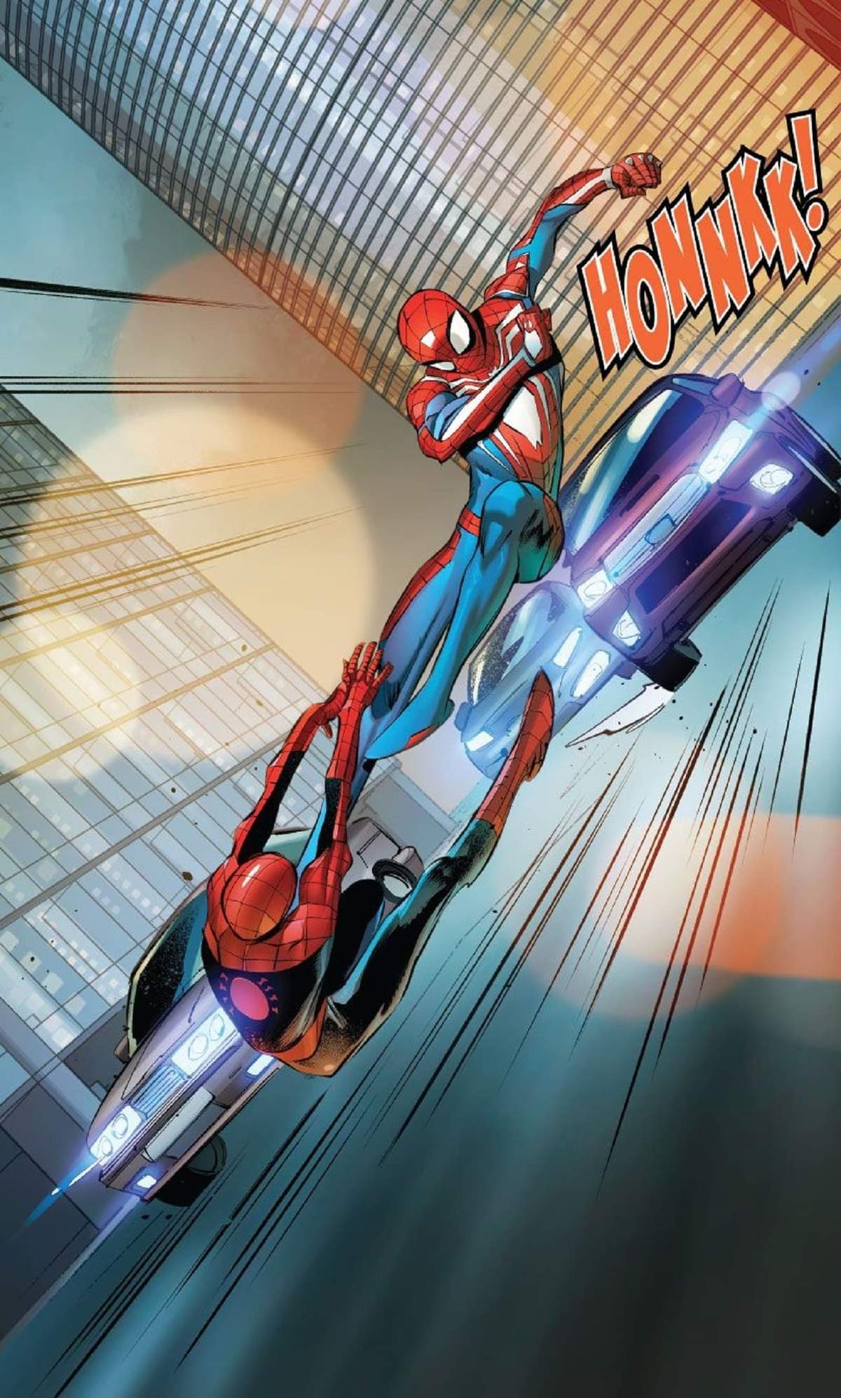 Preview panels from SPIDER-MAN UNLIMITED INFINITY COMIC #4.