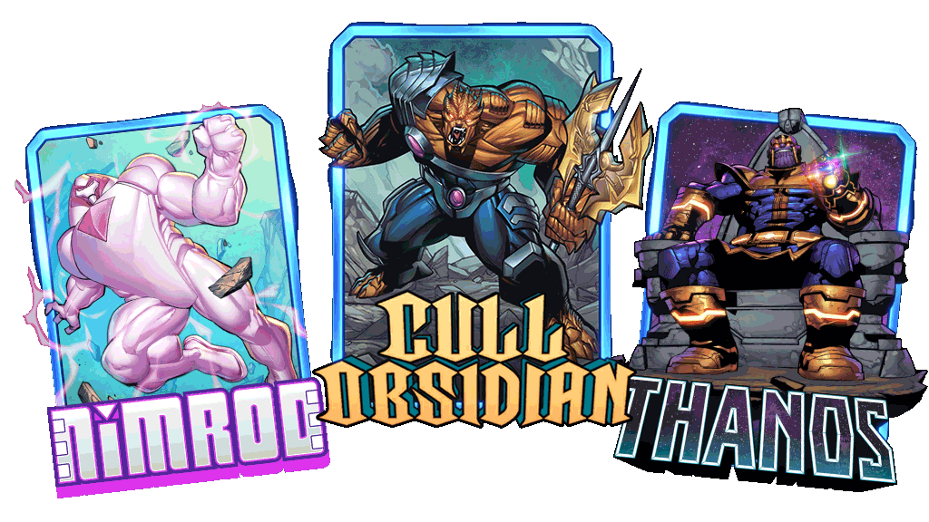 MARVEL SNAP Nimrod Cull Obsidian Thanos