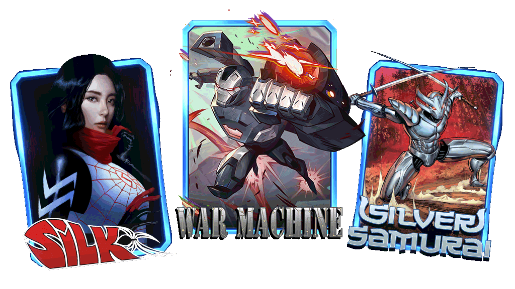 MARVEL SNAP Spotlight Cache March 26th Silk War Machine Silver Samurai