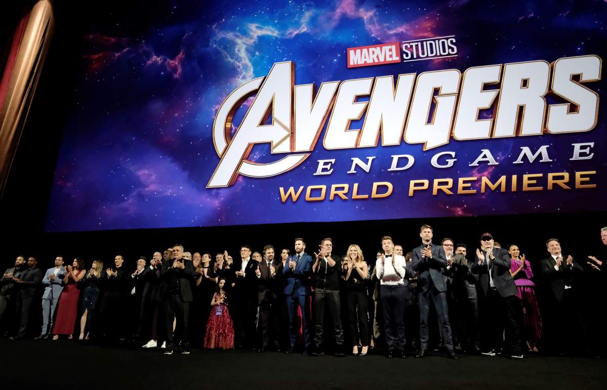 Avengers: Endgame World Premiere Cast & Crew On Stage