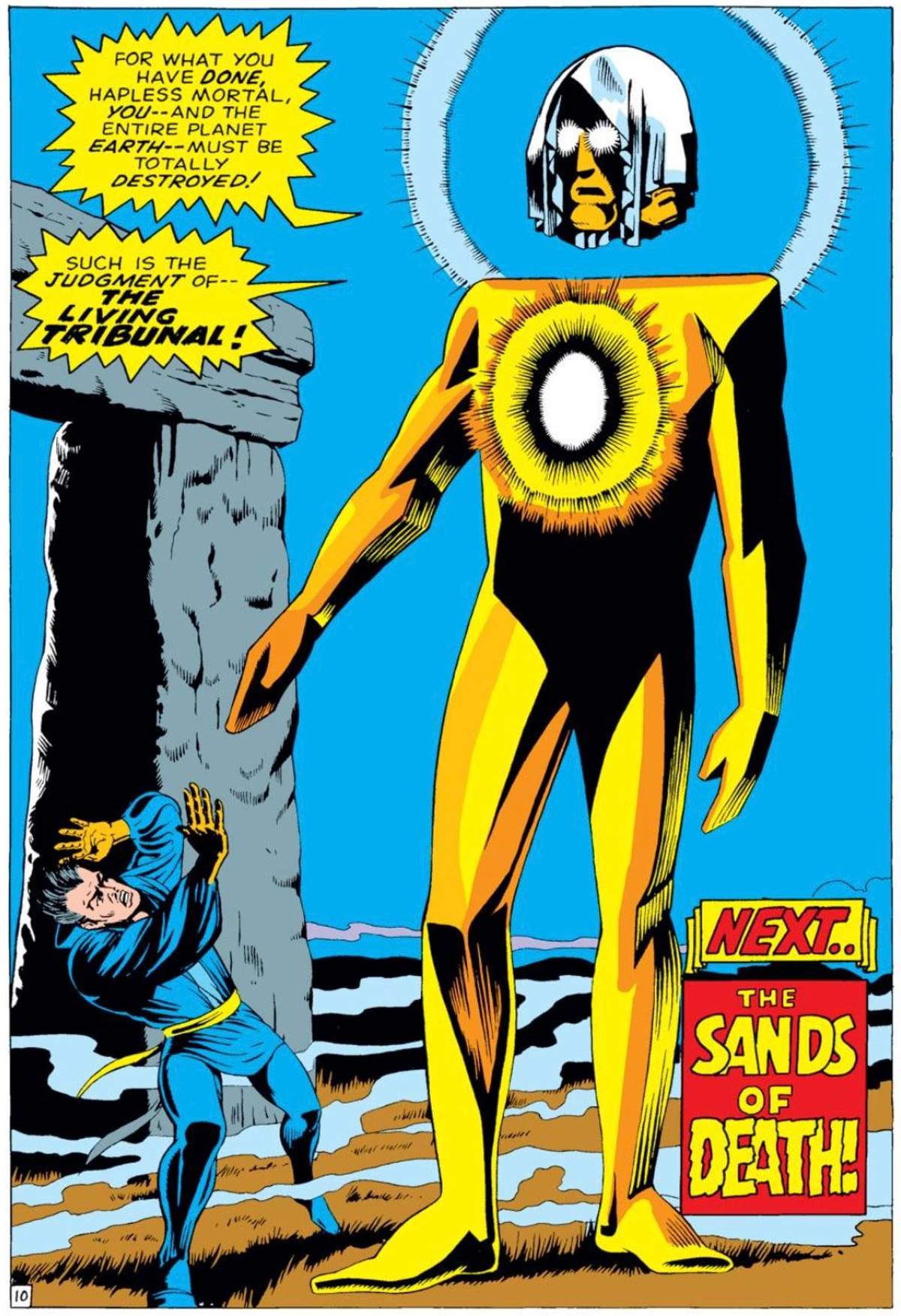 STRANGE TALES (1951) #157 page by Stan Lee, Marie Severin, and Herb Trimpe