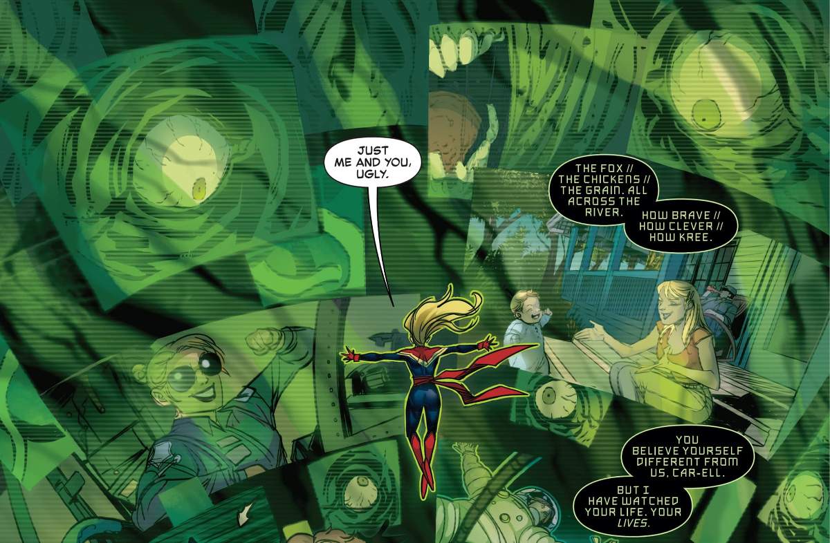 CAPTAIN MARVEL: ASSAULT ON EDEN (2023) #1 artwork by Eleonora Carlini and Ruth Redmond