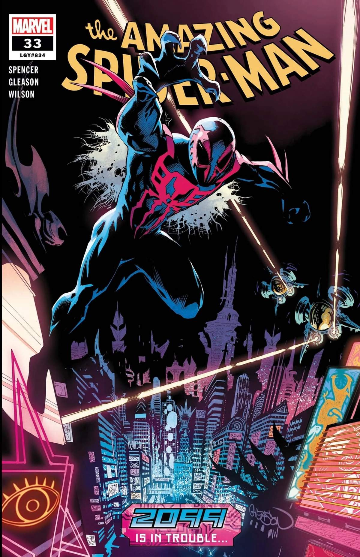 THE AMAZING SPIDER-MAN (2018) #33 cover by Patrick Gleason