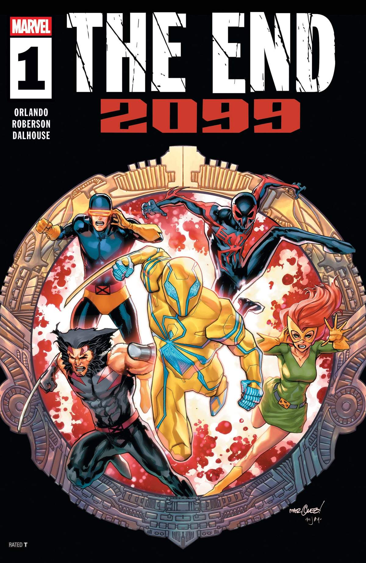 THE END 2099 (2025) #1 cover by David Marquez