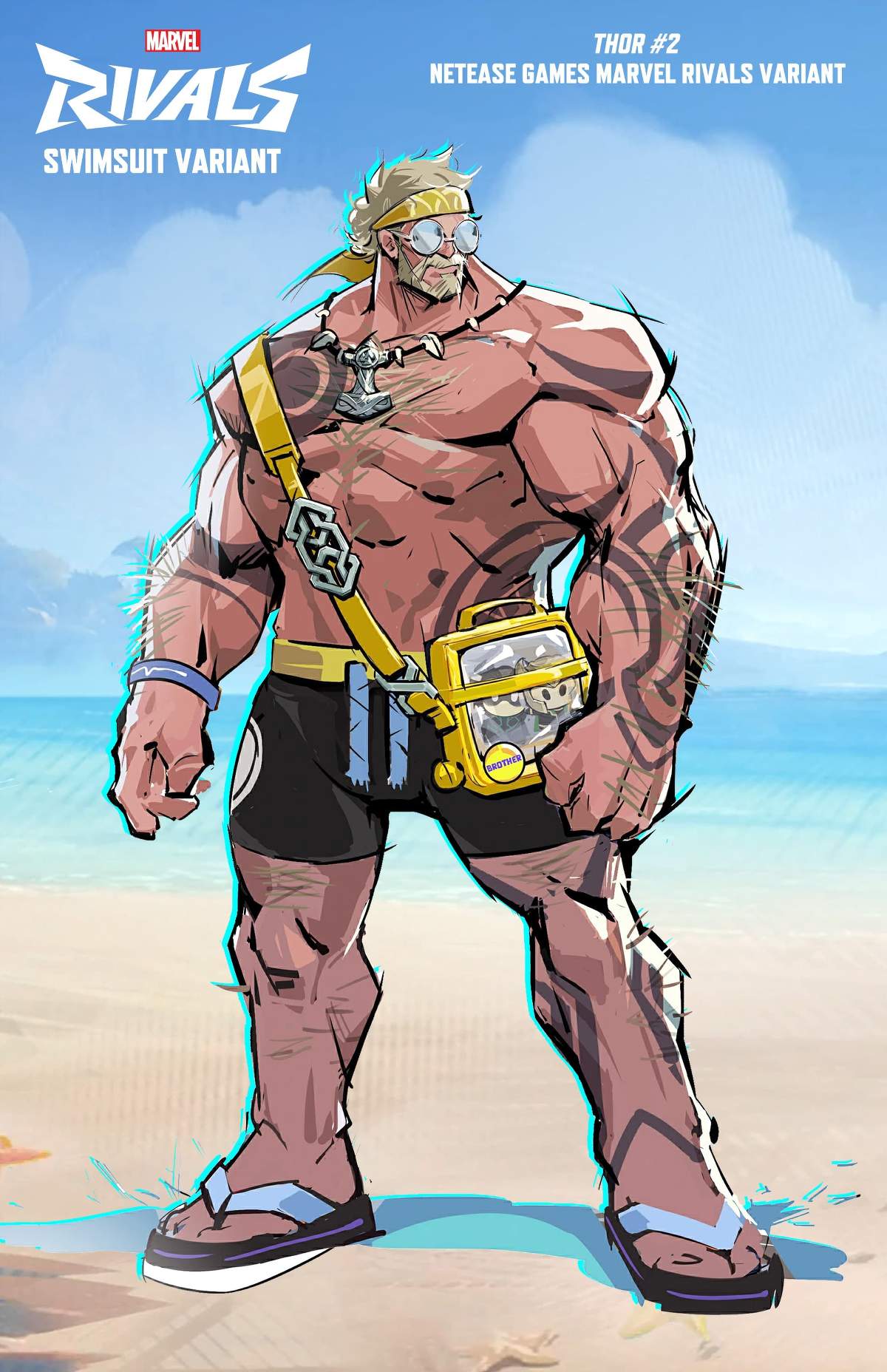 THOR #2 Marvel Rivals Swimsuit Variant Comic Cover