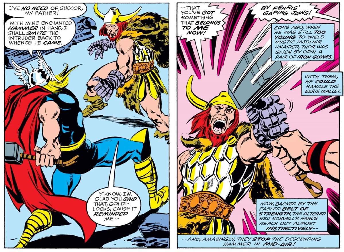 Roger “Red” Norvell as Thor!