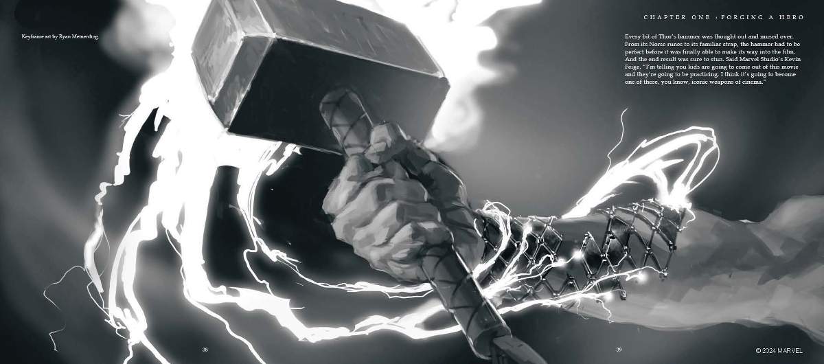 'Marvel Studios' The Infinity Saga - Thor: The Art of the Movie' interior page