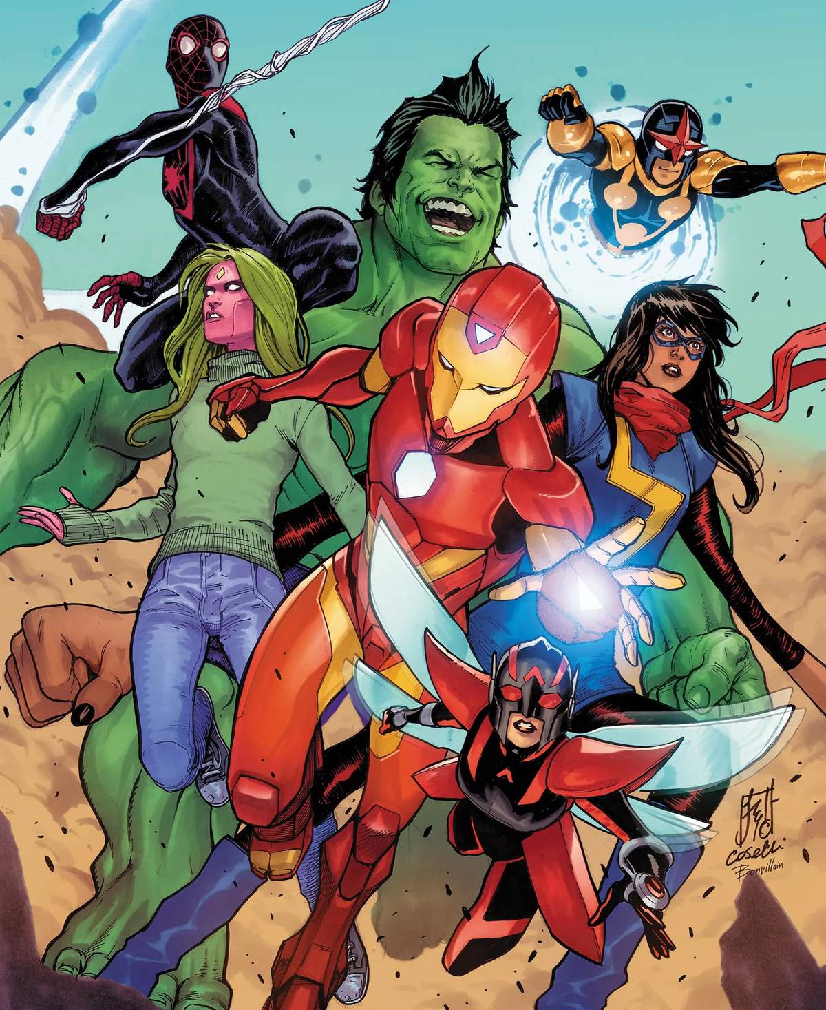 CHAMPIONS (2016) #19 cover by Stefano Caselli