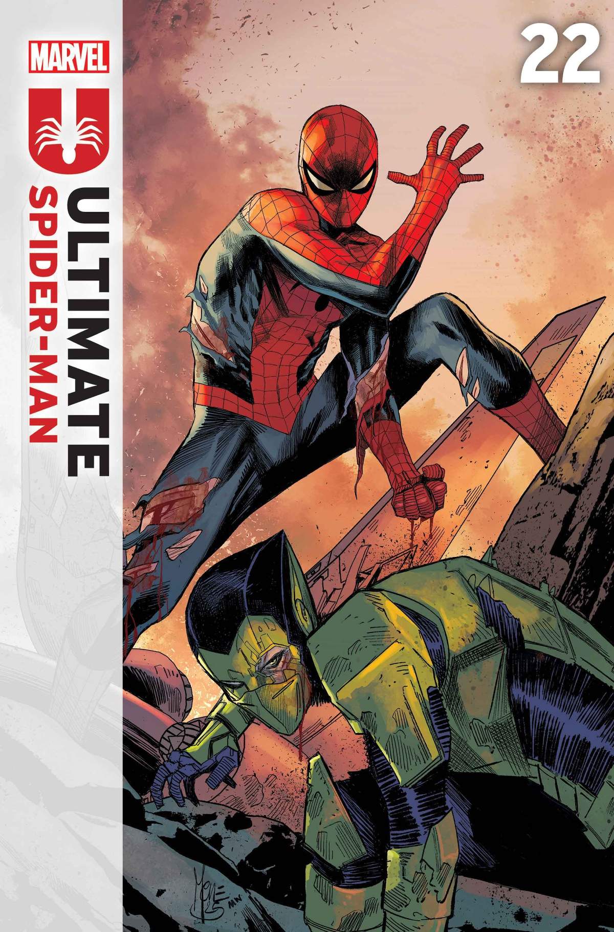 ULTIMATE SPIDER-MAN #22 Cover by MARCO CHECCHETTO