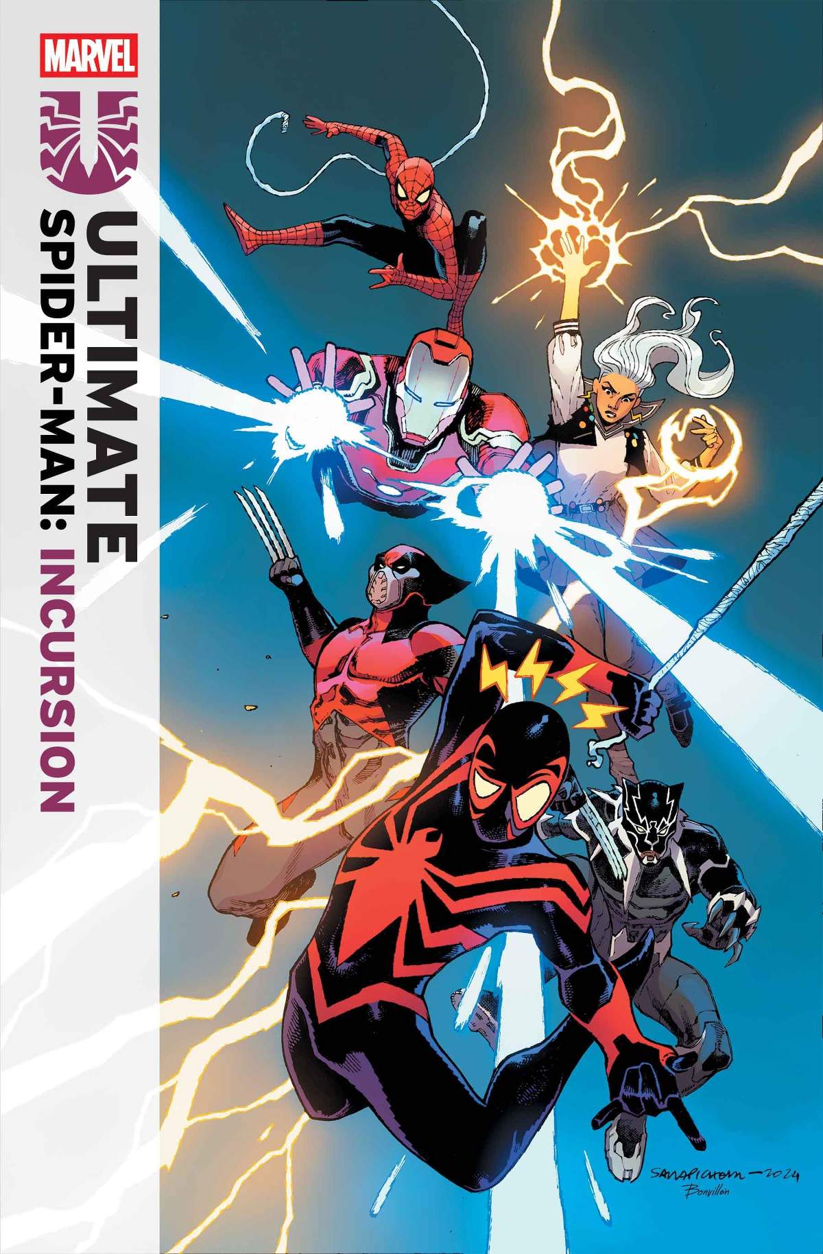 ULTIMATE SPIDER-MAN: INCURSION #1 Cover by SARA PICHELLI