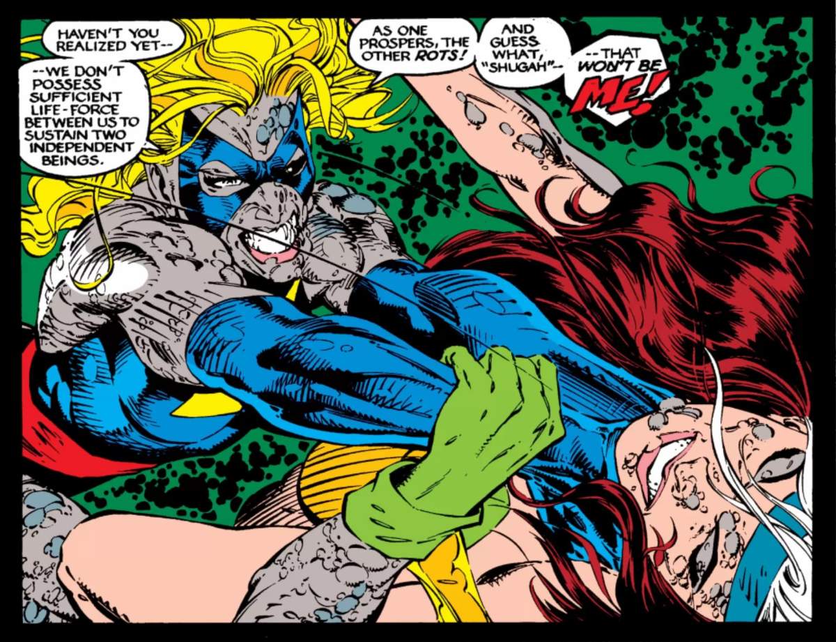 UNCANNY X-MEN (1963) #269 artwork by Jim Lee, Art Thibert, and Steve Buccellato