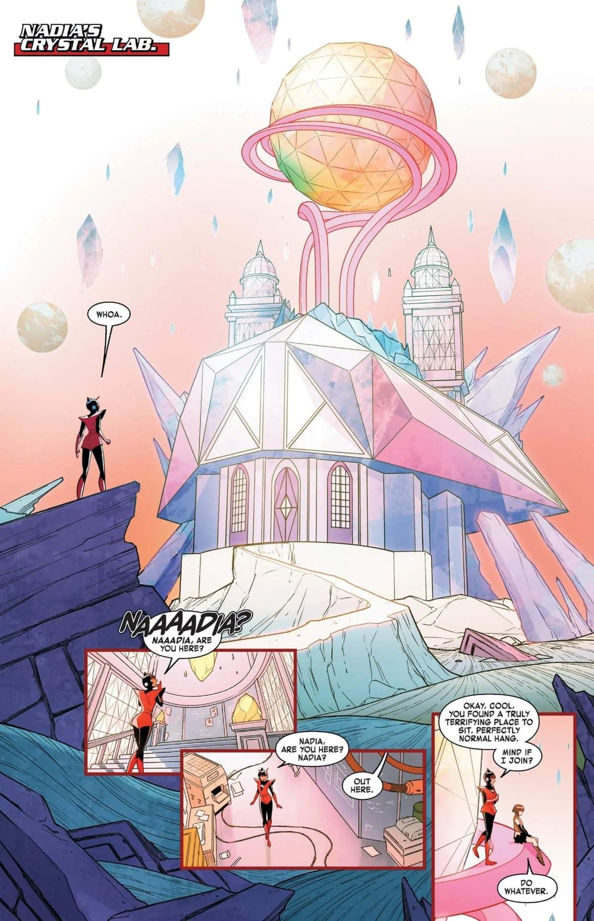 UNSTOPPABLE WASP (2018) #5 page by Jeremy Whitley and Gurihiru