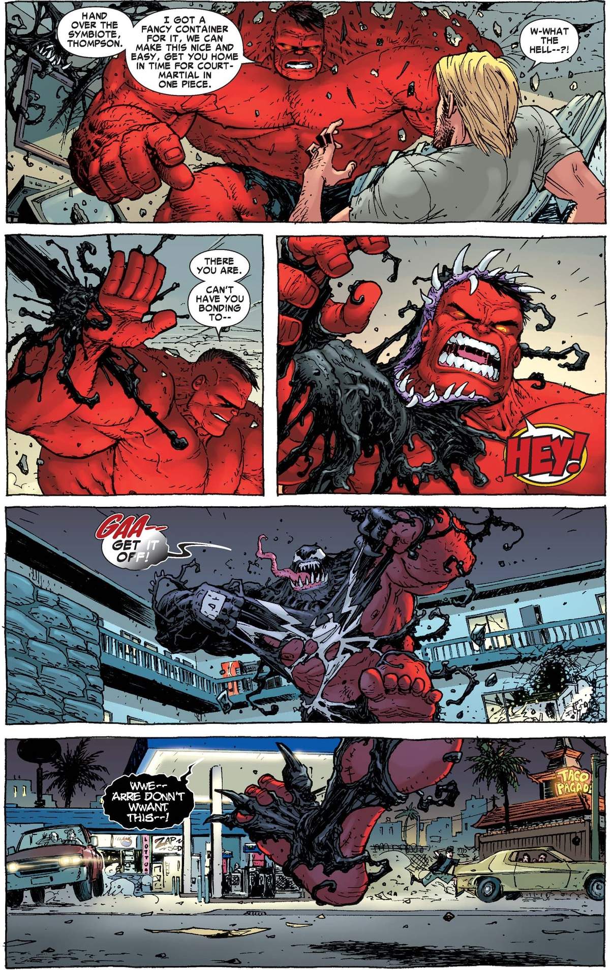 VENOM (2011) #13 page by Rick Remender and Tony Moore