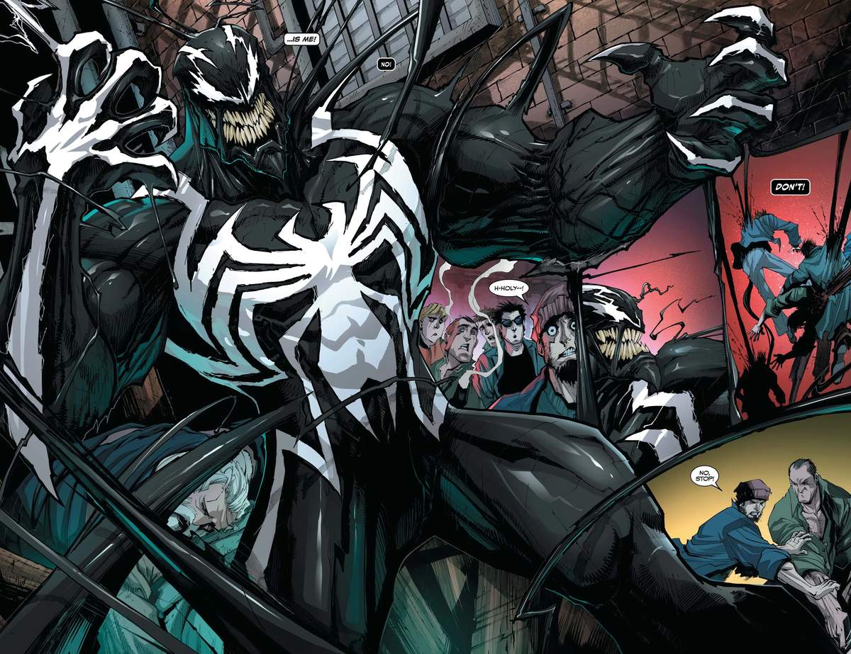 VENOM (2016) #1 pages by Mike Costa and Gerardo Sandoval