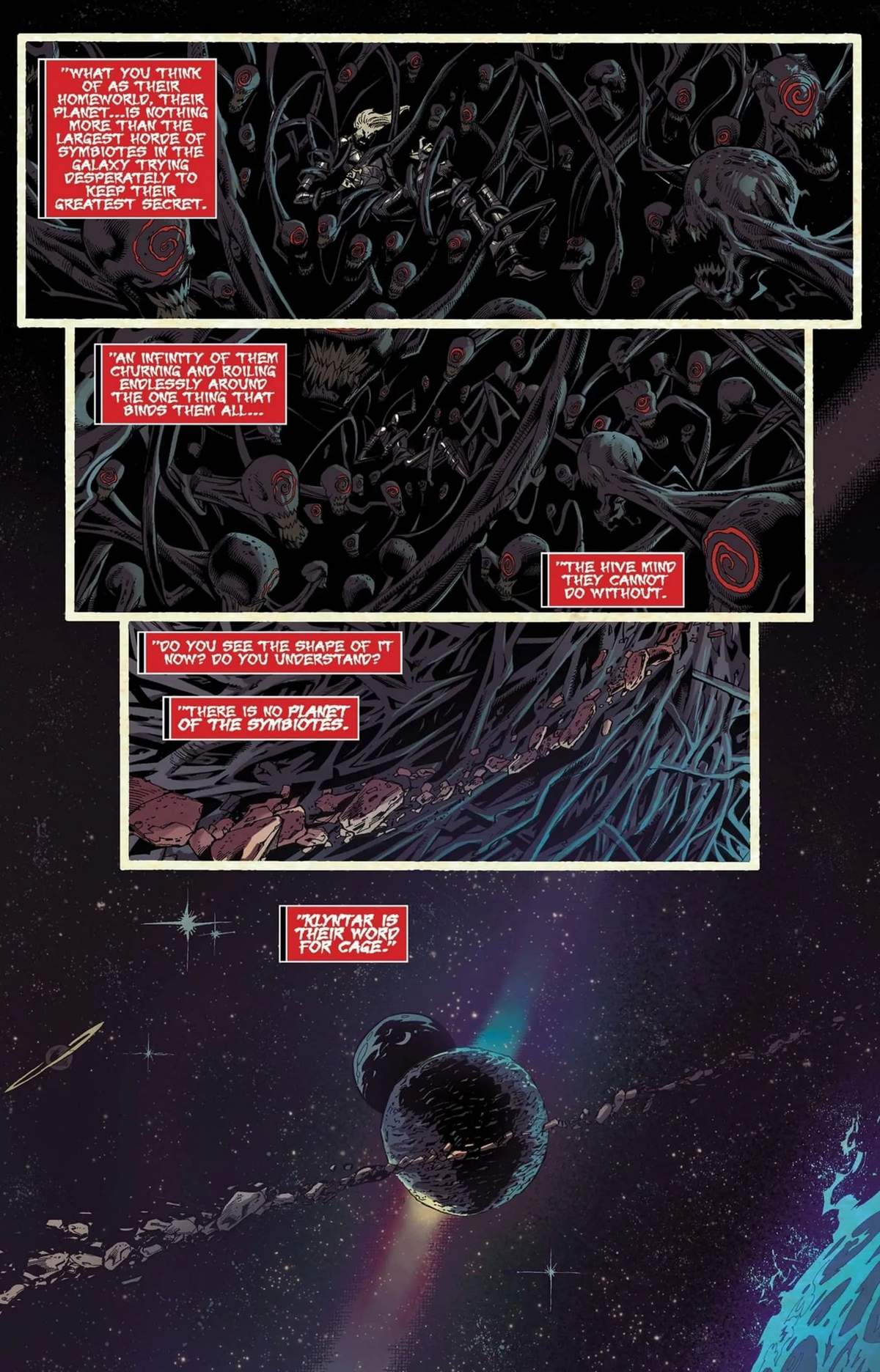 Klyntar in VENOM (2018) #4 by Donny Cates and Ryan Stegman