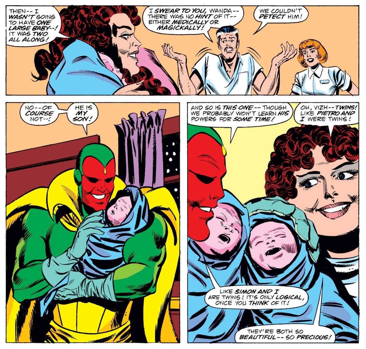 The birth of Billy and Tommy.