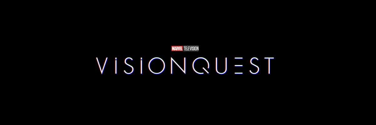 Marvel Television's VisionQuest Disney+ TV Show Season 1 Logo on Black