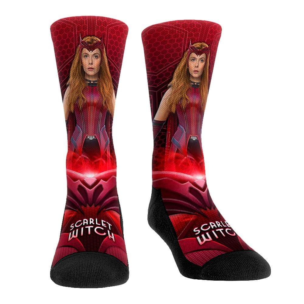 <a href=https://rockemsocks.com/products/wandavision-scarlet-witch>Scarlet Witch- Hero Pose</a> / Rock ‘Em Socks