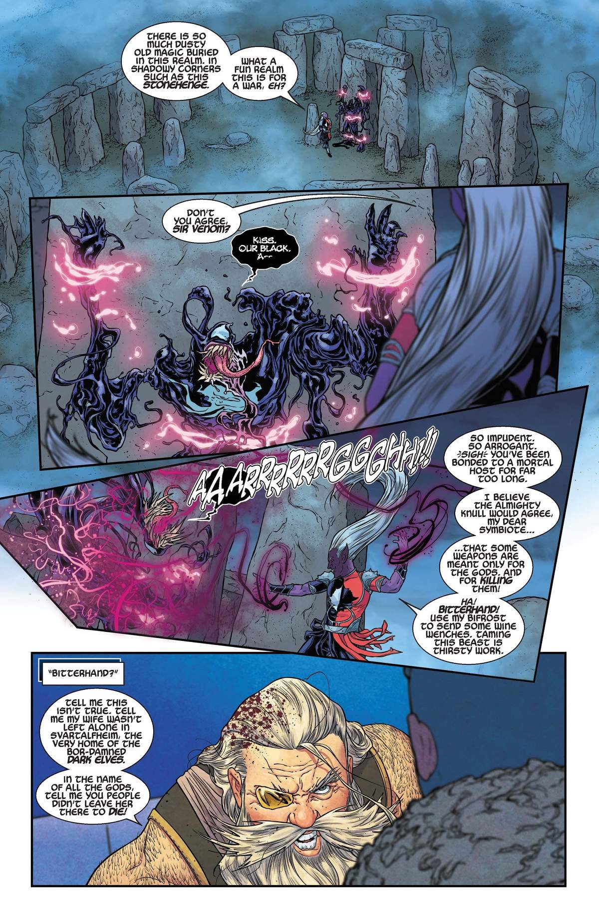 WAR OF THE REALMS (2019) #4 page by Jason Aaron and Russell Dauterman