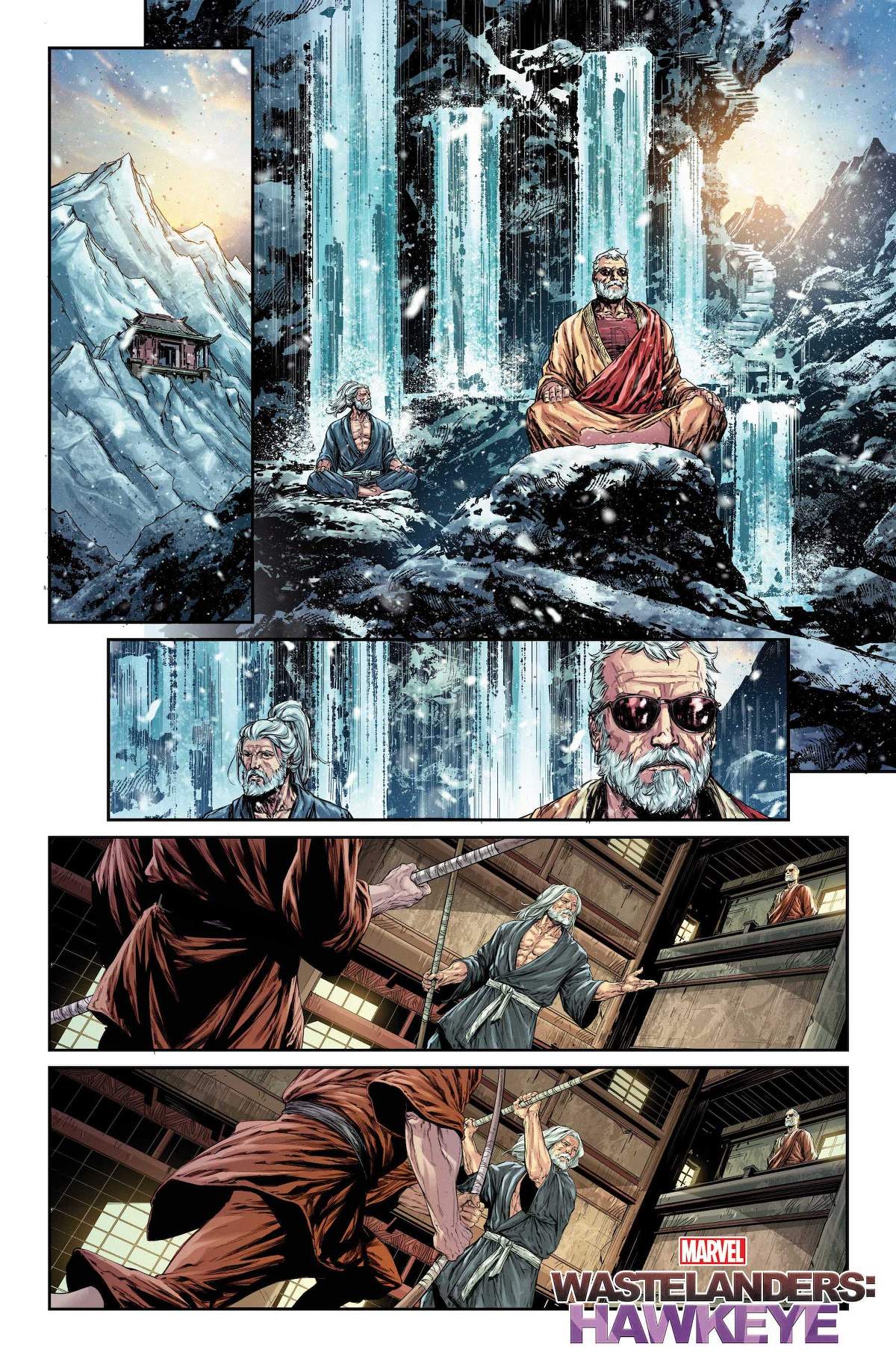 WASTELANDERS: HAWKEYE #1 preview art by Ibraim Roberson with colors by Dijjo Lima