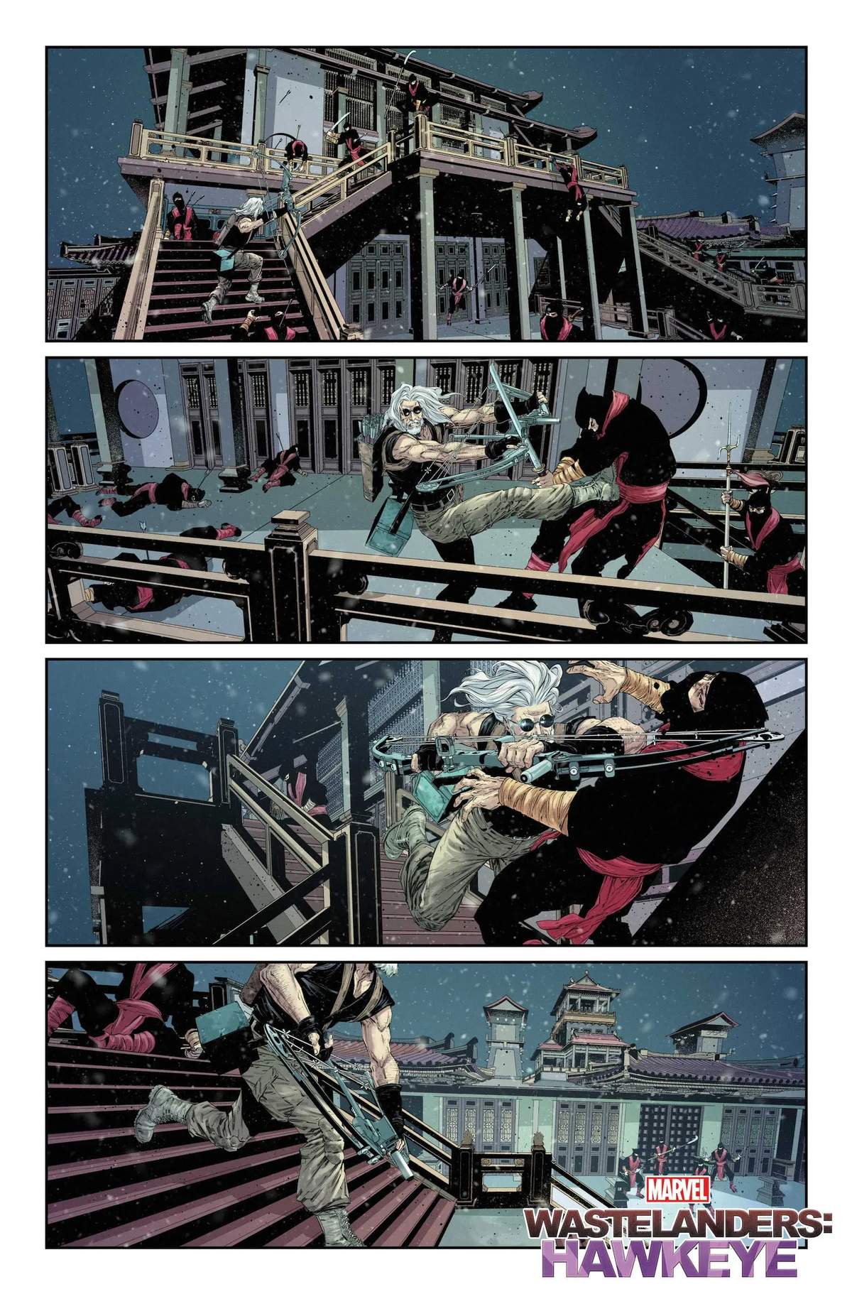 WASTELANDERS: HAWKEYE #1 preview art by Ibraim Roberson with colors by Dijjo Lima