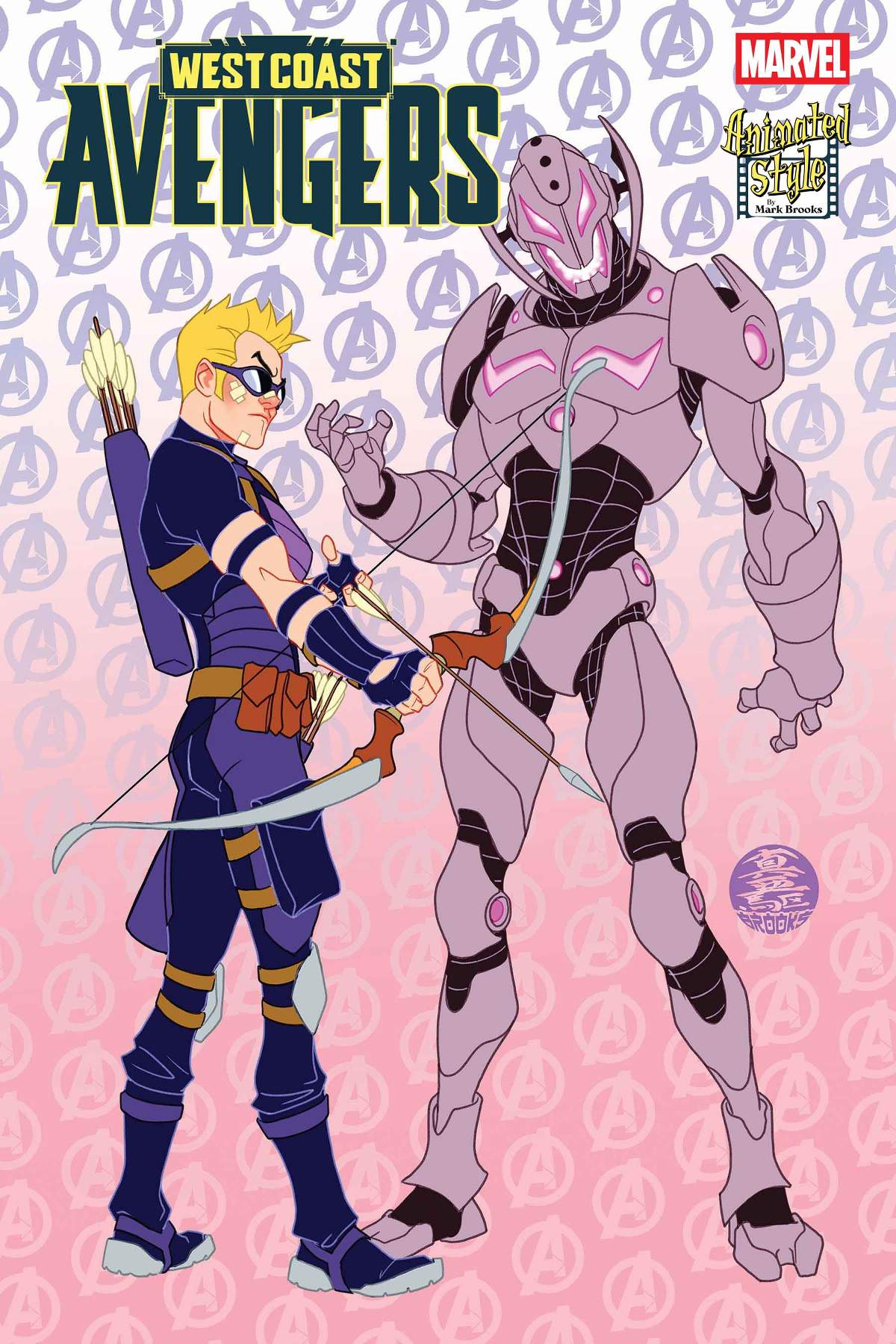 WEST COAST AVENGERS #4 Animated-Style Variant Cover by Mark Brooks