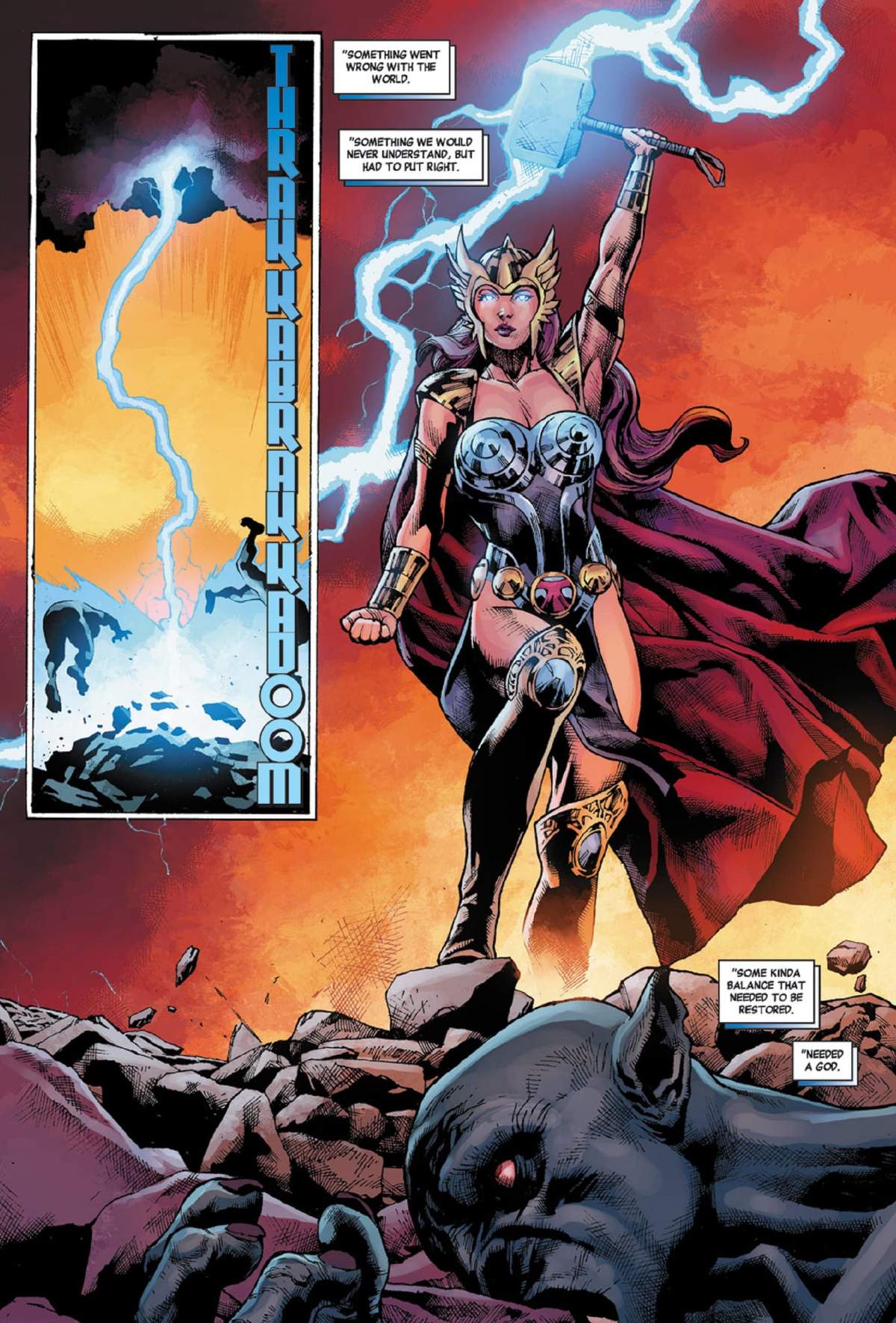 Black Widow is the Goddess of Thunder!