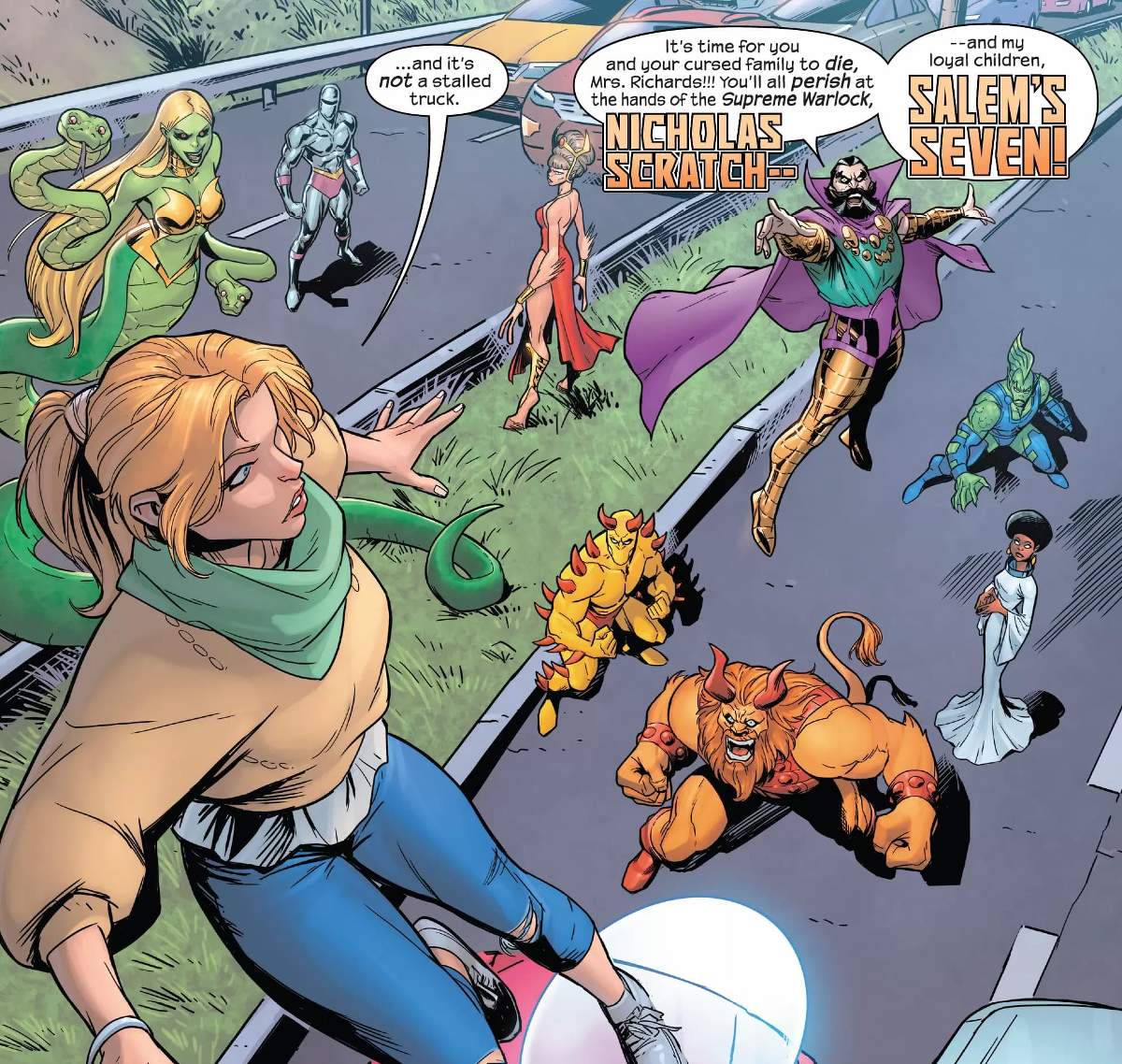 FANTASTIC FOUR (2022) #5 artwork by Ivan Fiorelli and Jesus Aburtov