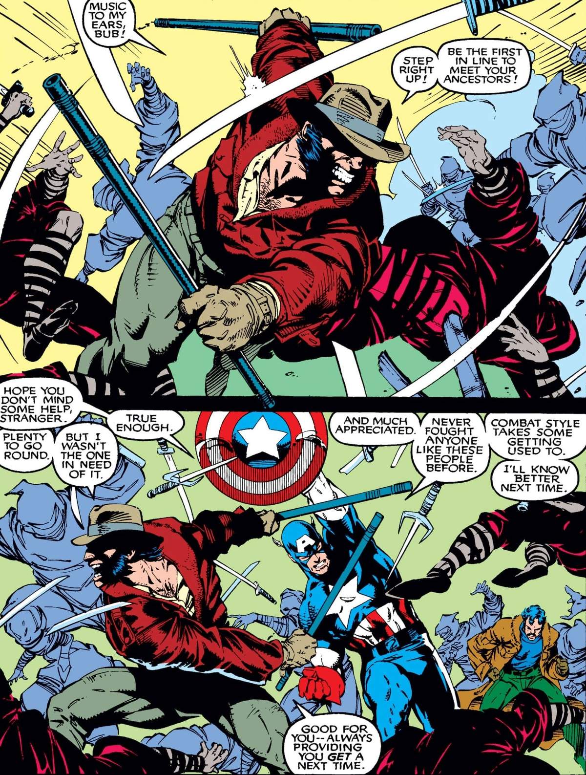 UNCANNY X-MEN #268 Wolverine Captain America Team-Up