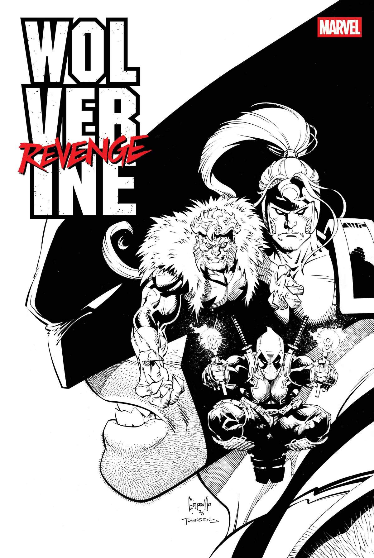 WOLVERINE: REVENGE - RED BAND RAW: BLACK & WHITE EDITION #1 Cover by GREG CAPULLO