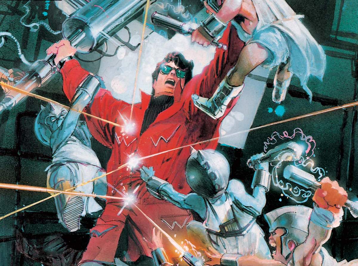 WONDER MAN (1986) #1 cover by Bill Sienkiewicz