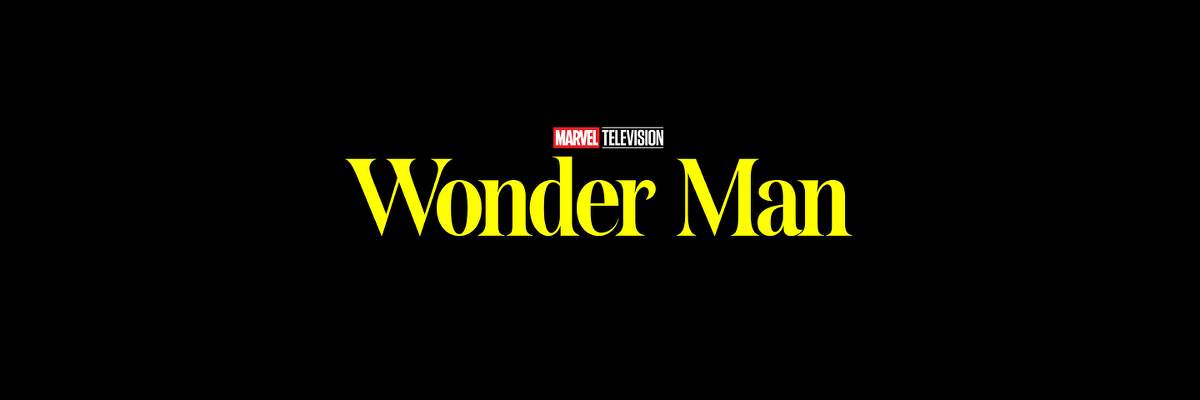 Marvel Television's Wonder Man Disney+ TV Show Season 1 Logo on Black