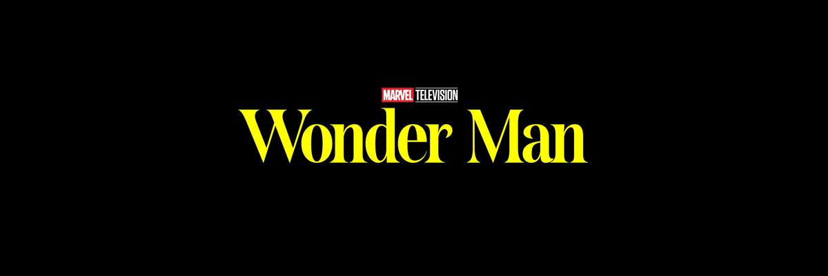 Marvel Television's Wonder Man Disney+ TV Show Season 2 Logo on Black