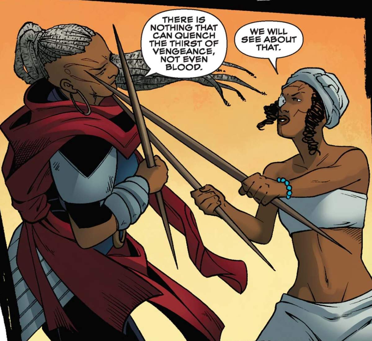 BLACK PANTHER: WORLD OF WAKANDA (2016) #5 panel by Alitha Martinez
