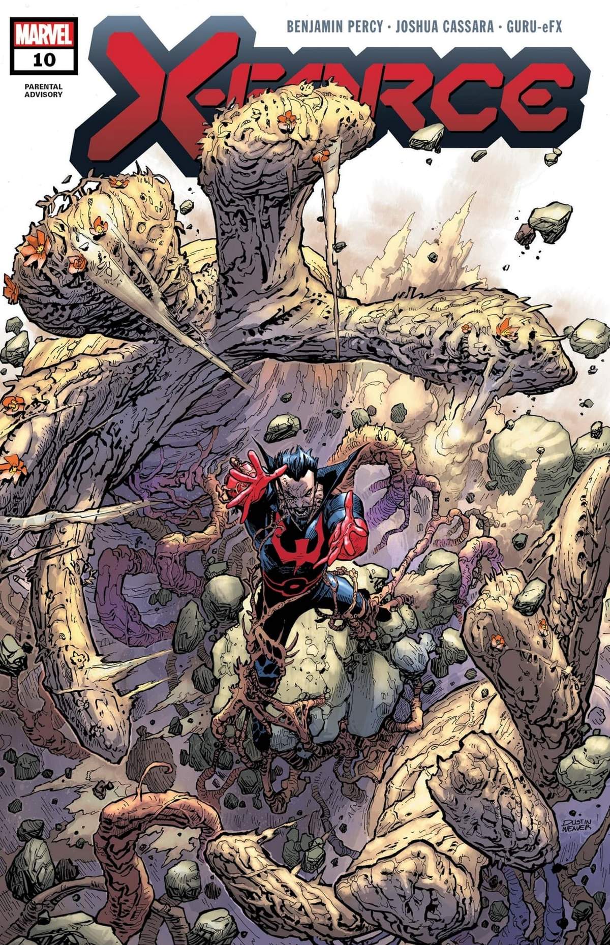 X-FORCE (2019) #10 cover by Dustin Weaver and Edgar Delgado