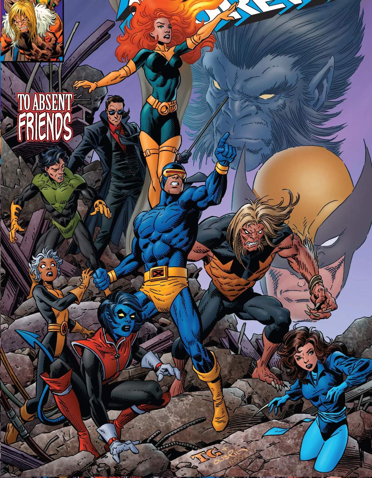 X-MEN FOREVER (2009) #24 cover by Tom Grummett, Terry Austin, and Moose Baumann